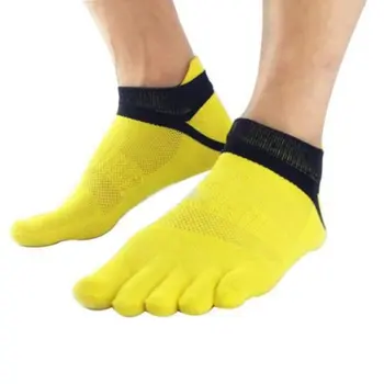 38-43, улични мъжки памучни чорапи дишащи, чист спортен удобен чорап на 5 пръста, абсолютно нов