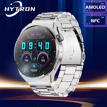 HYTRON NFC GT3 Pro Смарт Часовници Мъжки AMOLED 390*390 Екран на Bluetooth Предизвикателство Безжична Зареждане на наблюдение на сърдечната честота Smartwatch за HUAWEI, XIAOMI