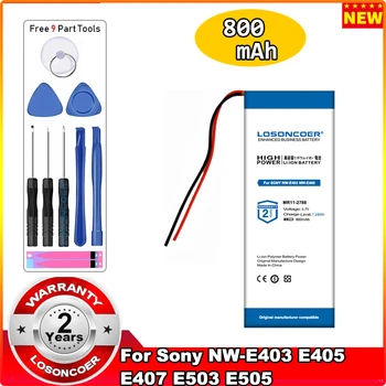 LOSONCOER 800 mah за Sony NW-E403, NW-E405, NW-E407, NW-E503, NW-E505, NW-E507 1-175-558-11, полимерна батерия MR11-2788
