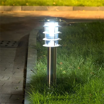 Градинска слънчева лампа за тревата TEMAR, модерен led водоустойчива градински лампа за вътрешен двор, вила на верандата