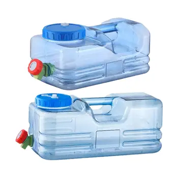 Кана за съхранение на вода Преносими кофа за вода на открито Здрав преносим контейнер-цистерна с кран на Външно кофа за вода