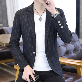 Моден бутик, нов корейски малък костюм за мъж, удобно за фризьорски костюм за тийнейджърката партита, ежедневни приталенная единичен яке West jacket2022