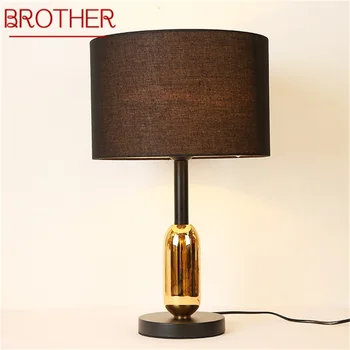 Настолни лампи BROTHER Модерен изчистен дизайн, настолни лампи от led тъкани, декоративни растения за дома