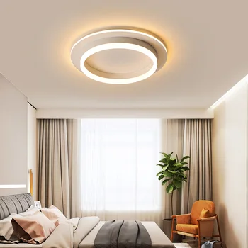 Нов луксозен модерен прост led тавана лампа в скандинавски стил, лампа за спални, домашна лампа за главната спалня, лампа за стаята