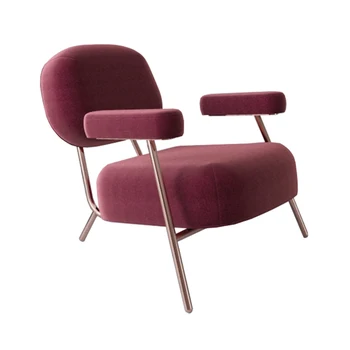 Новият скандинавски лесен луксозна единична диван-стол-Лесният модерен стол за почивка
