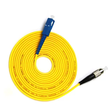 Оптичен пач кабел SC/UPC-FC/UPC симплексный Диаметър 3 мм, дължина однорежимного на кабела 1 M, 2 M, 3 M, или приемаме настройка
