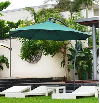Отворен чадър от слънцето, чадър от слънцето, балконный чадър, градински двор, плажен маса и стол с чадър