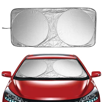 Покриване на Предното Стъкло на превозното средство Козирка UV Защитен Екран За Полагане на Автомобила Сгъваема сенника За Кола Прозорец на Кутията Блок на Предното Стъкло