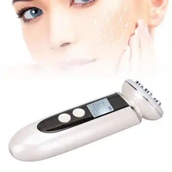 Радиочестотни апарати за грижа за лицето, стягащ кожата, тонизиране, премахване на бръчки, горещ леден компрес, червено, синьо led радиочестотни уред за красота