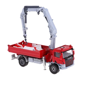 Сплав 1:50 Мащаб Автомобилен кран модел камион играчка, монолитен под натиска на строителна машина Превозни средства