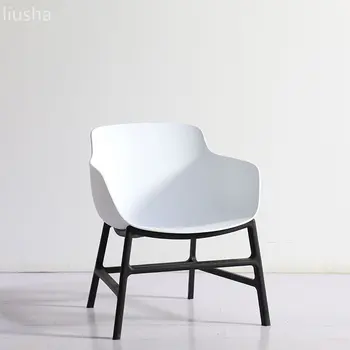 Стол: Модерен просто мързелив домашен стол за почивка с облегалка, скандинавски единична диван-стол, малък апартамент може да бъде изработени по индивидуална поръчка на