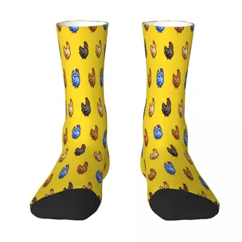 Чорапи за ролеви игри Chicken Stardew Valley Leah, мъжки и дамски летни чорапи с принтом