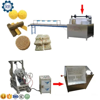 Гореща линия за производство на зърнени блокчета /Машина за производство на шоколадови бонбони със сусам /Линия за производство на ориз, захар за продажба